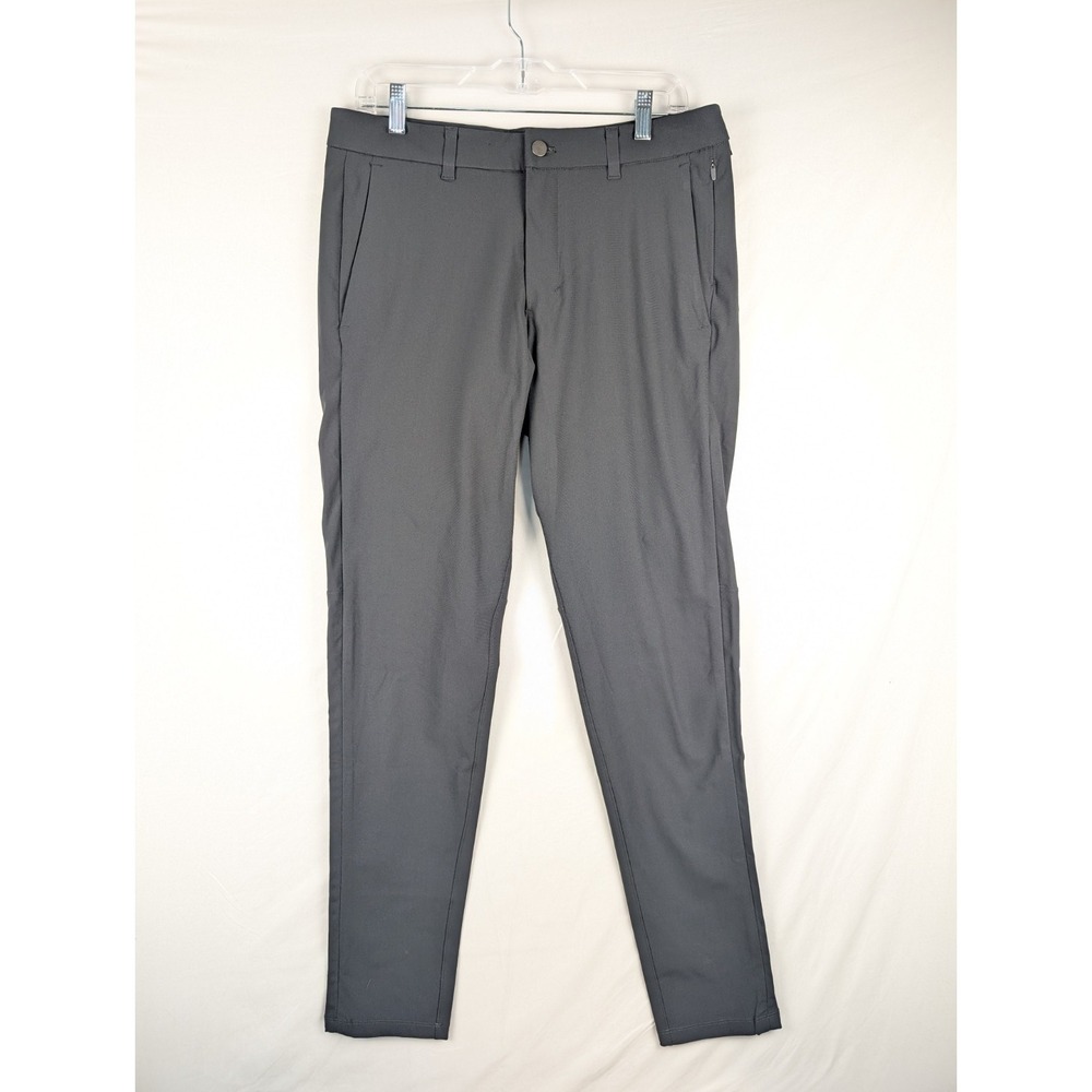 Lululemon Commission‎ Pants Mens 33x32 (33x34 Tag) Obsidian Skinny Fit NWT